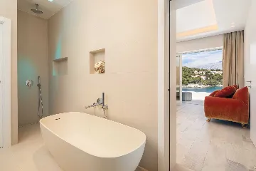 Seaside Villa Retreat with Pool in Selca