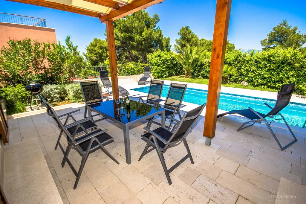 Poolside Villa Retreat on Brac Island