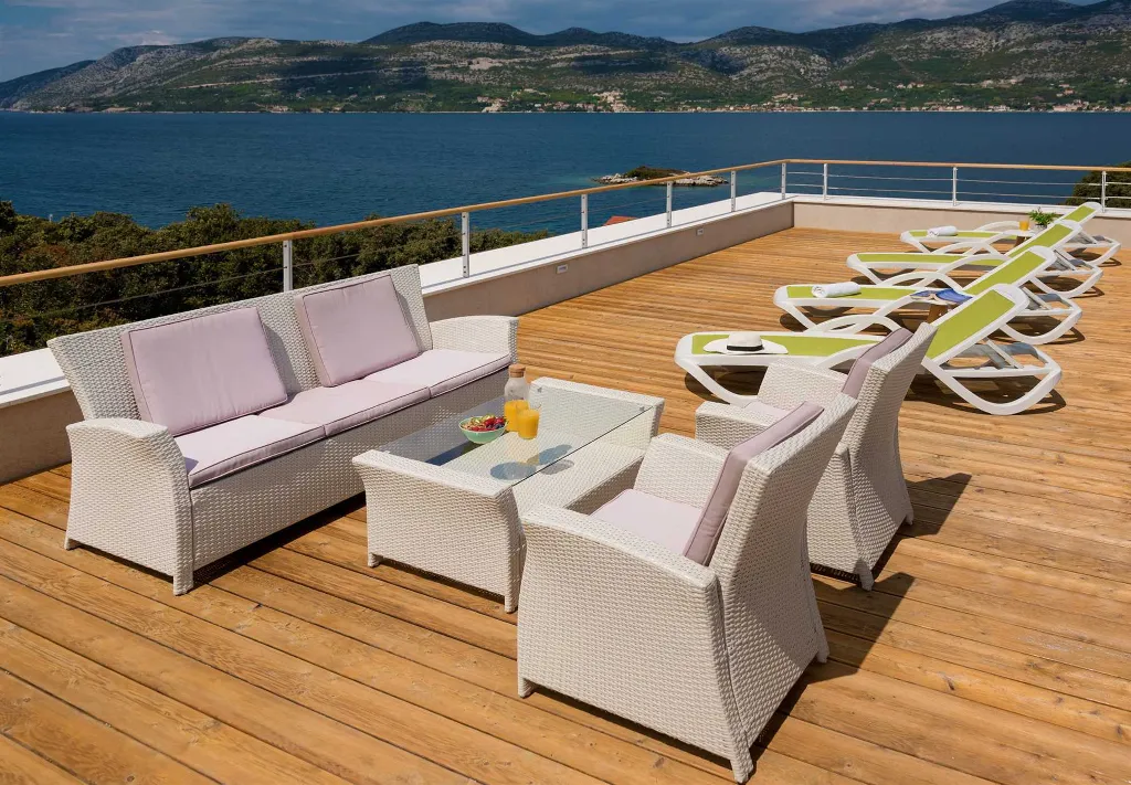 Modern Twin Villa with Pools in Korcula