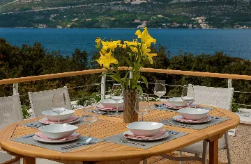 Modern Twin Villa with Pools in Korcula