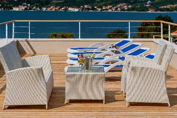 Modern Twin Villa with Pools in Korcula