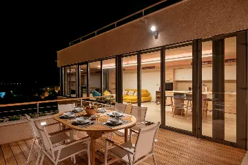 Modern Twin Villa with Pools in Korcula