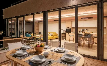 Modern Twin Villa with Pools in Korcula