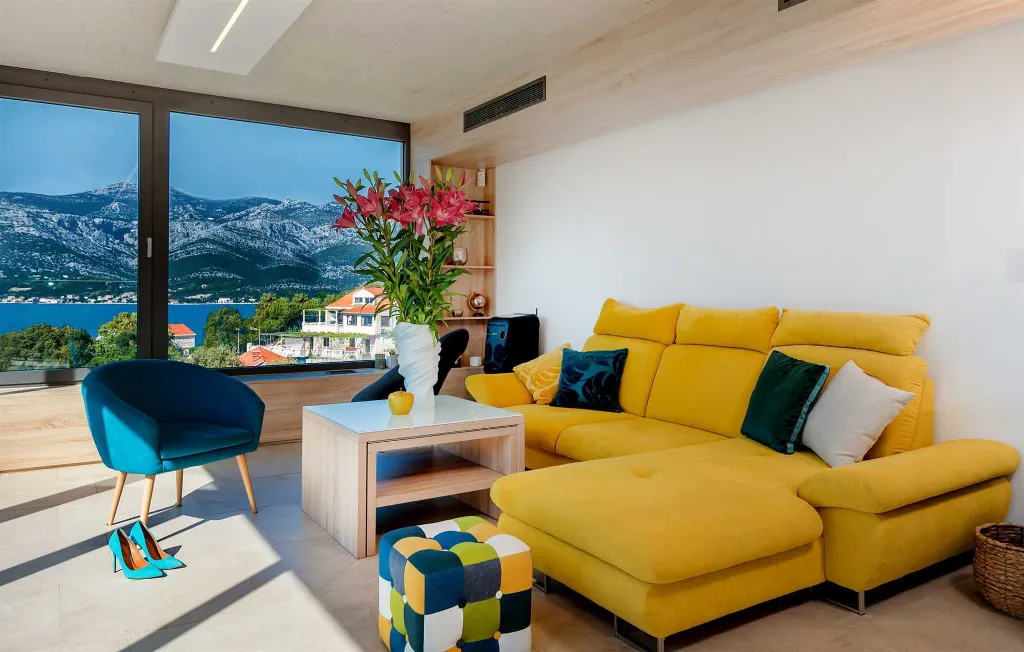 Modern Twin Villa with Pools in Korcula