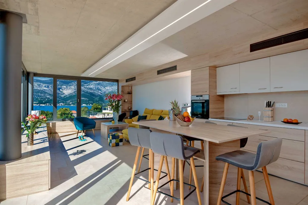 Modern Twin Villa with Pools in Korcula