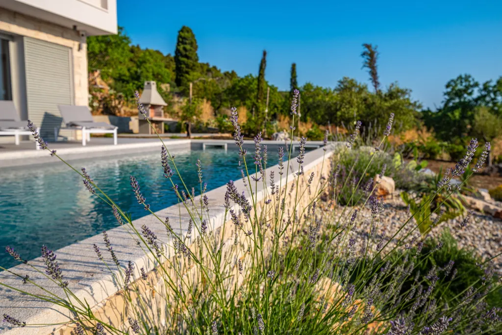 Modern Poolside Villa in Žman