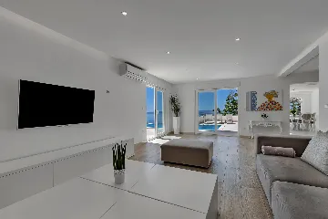 Contemporary 5-Bedroom Villa with Infinity Pool, Makarska