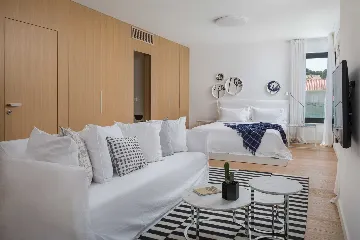 Beachfront Villa Retreat in Sutivan with Pool