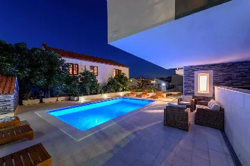 Modern Villa with Heated Pool in Arbanija