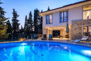 Modern Villa Retreat with Infinity Pool in Jelsa