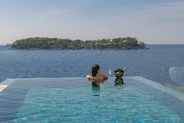 Contemporary Seaside Villa with Infinity Pool Lozica