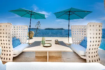 Contemporary Seaside Villa with Infinity Pool Lozica