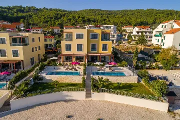 Beachfront Apartment with Pool in Trogir