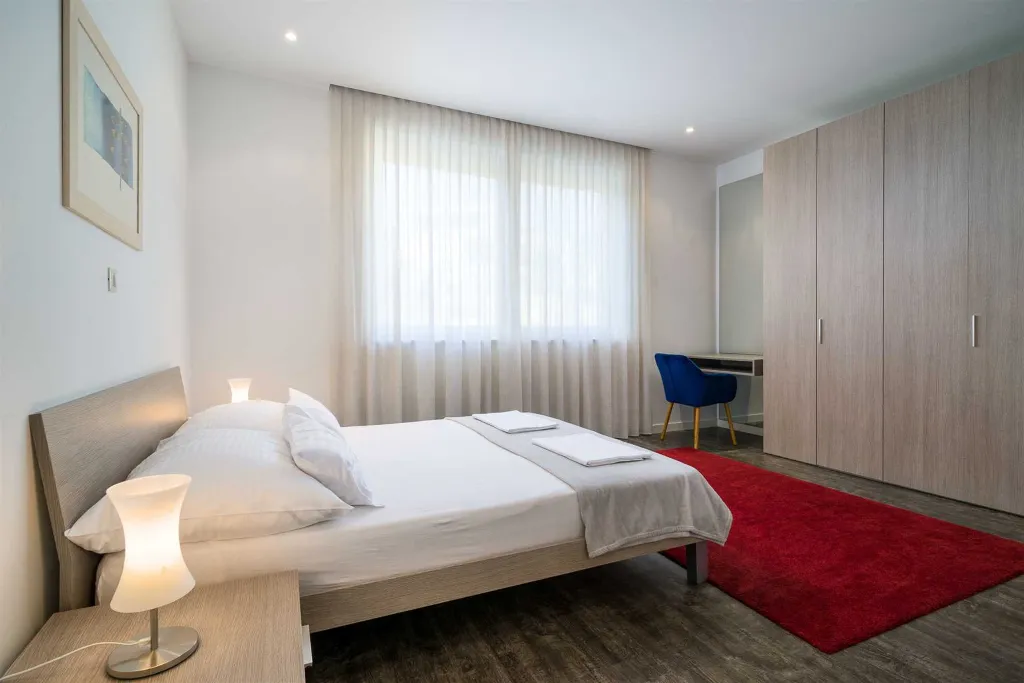 Spacious Beachfront Apartment with Pool in Trogir