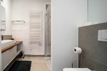 Spacious Beachfront Apartment with Pool in Trogir