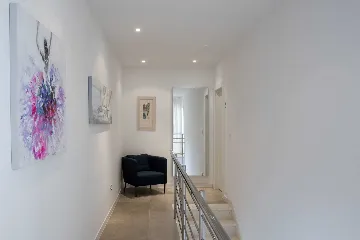 Spacious Beachfront Apartment with Pool in Trogir