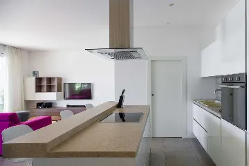 Modern Beachfront Apartment with Pool in Trogir