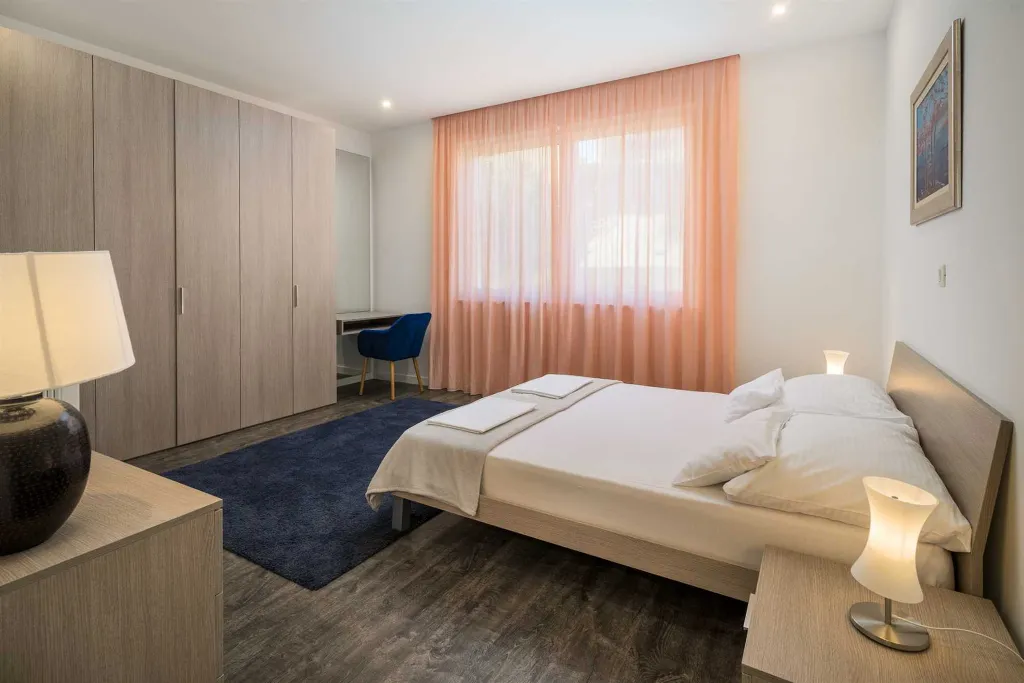 Modern Beachfront Apartment with Pool in Trogir