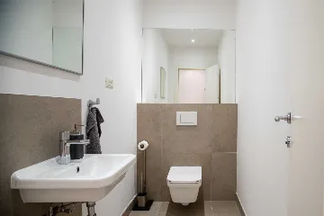 Modern Beachfront Apartment with Pool in Trogir