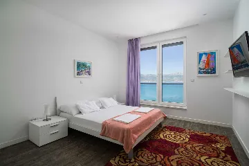 Modern Beachfront Apartment with Pool in Trogir