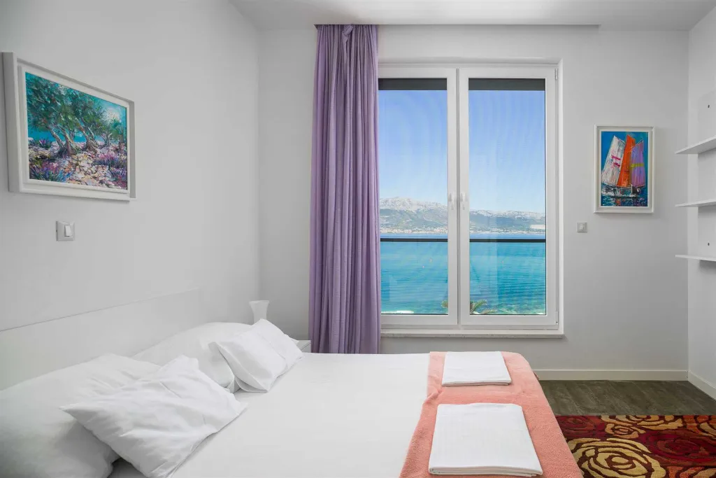 Modern Beachfront Apartment with Pool in Trogir