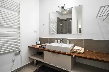 Modern Beachfront Apartment with Pool in Trogir