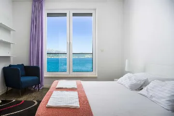 Modern Beachfront Apartment with Pool in Trogir