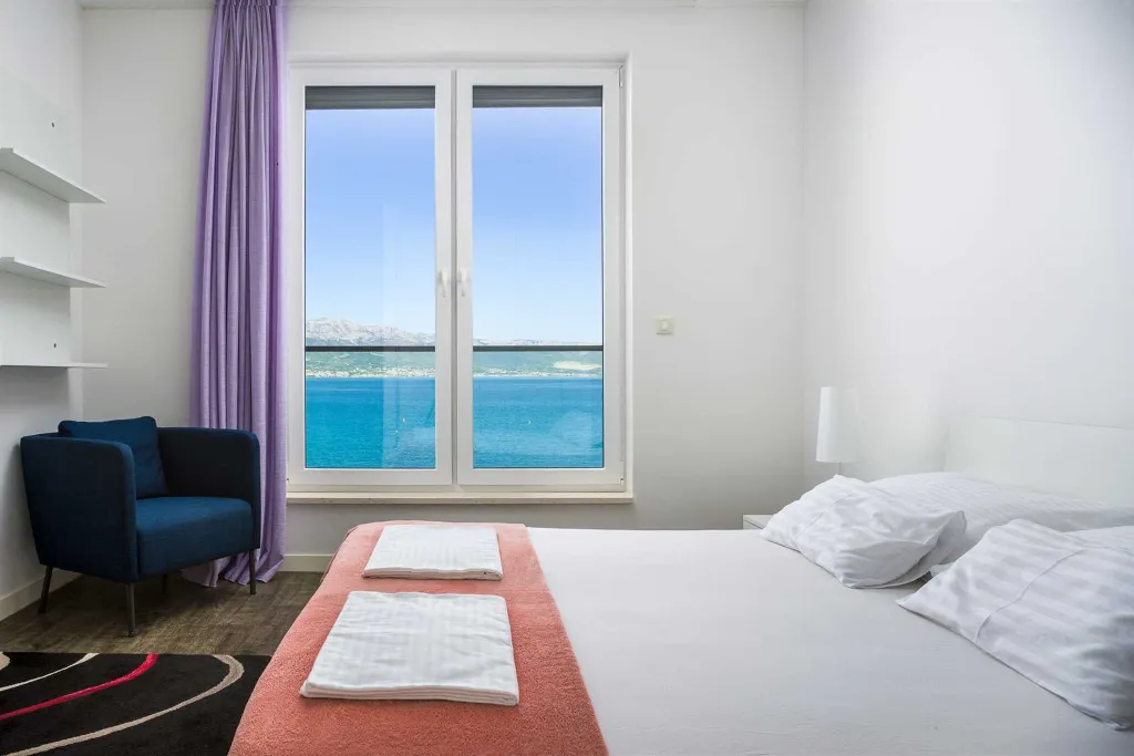 Modern Beachfront Apartment with Pool in Trogir