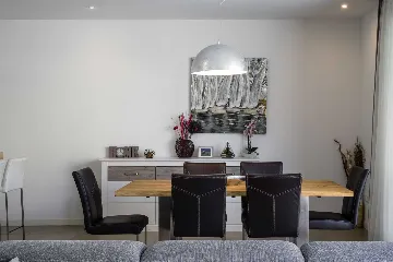 Modern Beachfront Apartment with Pool in Trogir