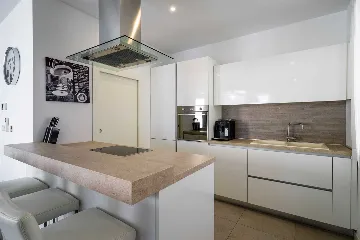 Modern Beachfront Apartment with Pool in Trogir