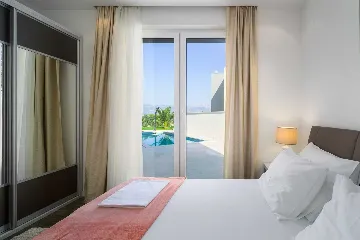 Modern Beachfront Apartment with Pool in Trogir