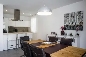 Modern Beachfront Apartment with Pool in Trogir