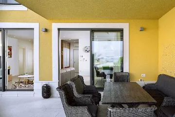 Modern Beachfront Apartment with Pool in Trogir
