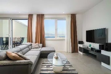 Beachfront Two-Bedroom Apartment in Trogir