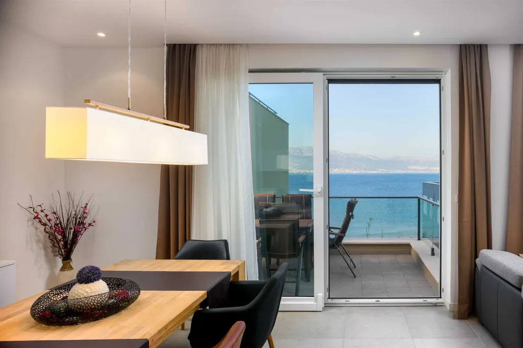 Beachfront Two-Bedroom Apartment in Trogir