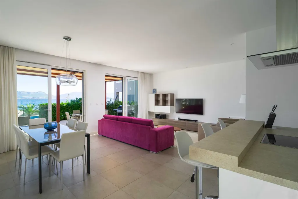 Modern Beachfront Villa with Pool in Trogir