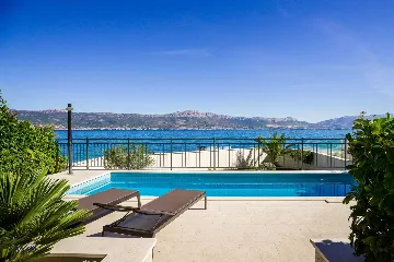 Modern Beachfront Villa with Pool in Trogir
