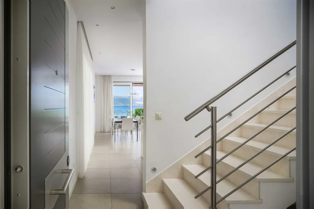 Modern Beachfront Villa with Pool in Trogir
