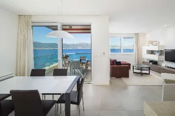 Modern Beachfront Villa with Pool in Trogir