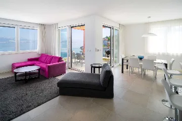 Beachfront Family Villa with Pool in Trogir