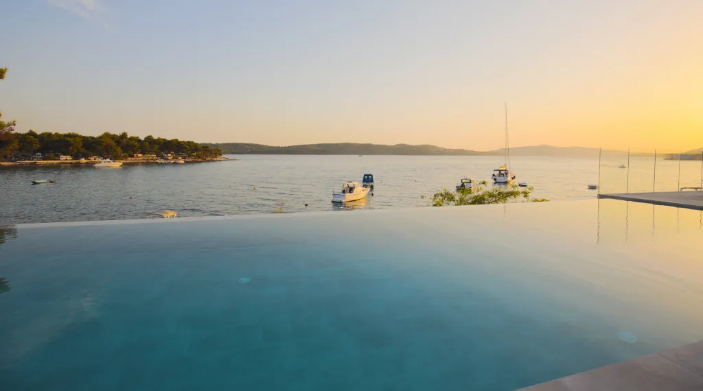 Seaside Villa Retreat with Pool in Trogir