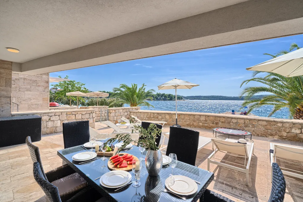 Seaside Villa Retreat with Pool in Trogir