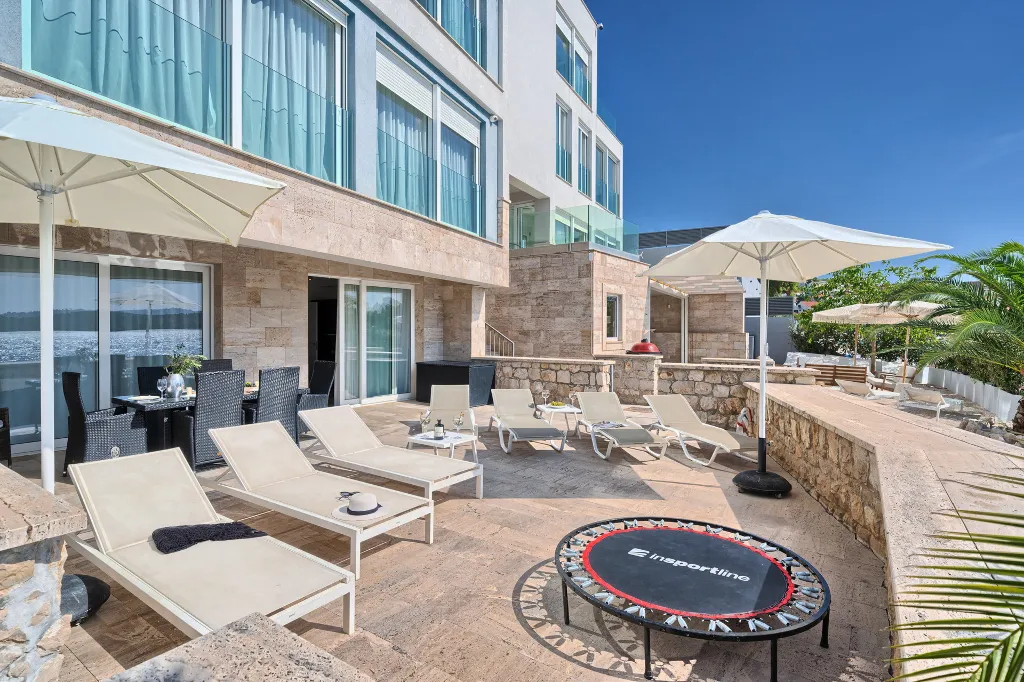 Seaside Villa Retreat with Pool in Trogir