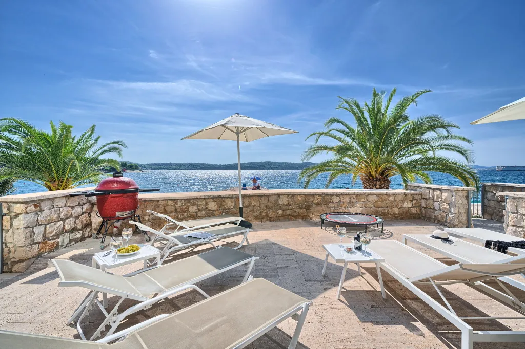 Seaside Villa Retreat with Pool in Trogir