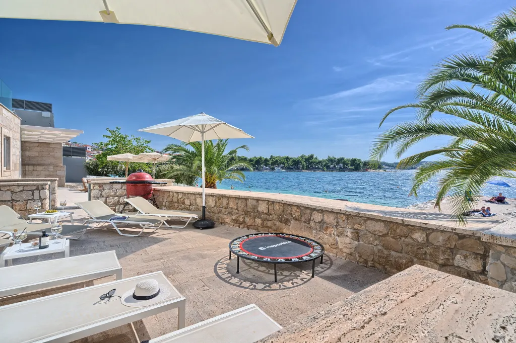 Seaside Villa Retreat with Pool in Trogir