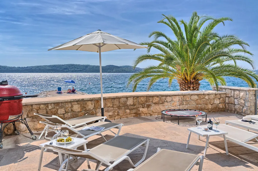 Seaside Villa Retreat with Pool in Trogir