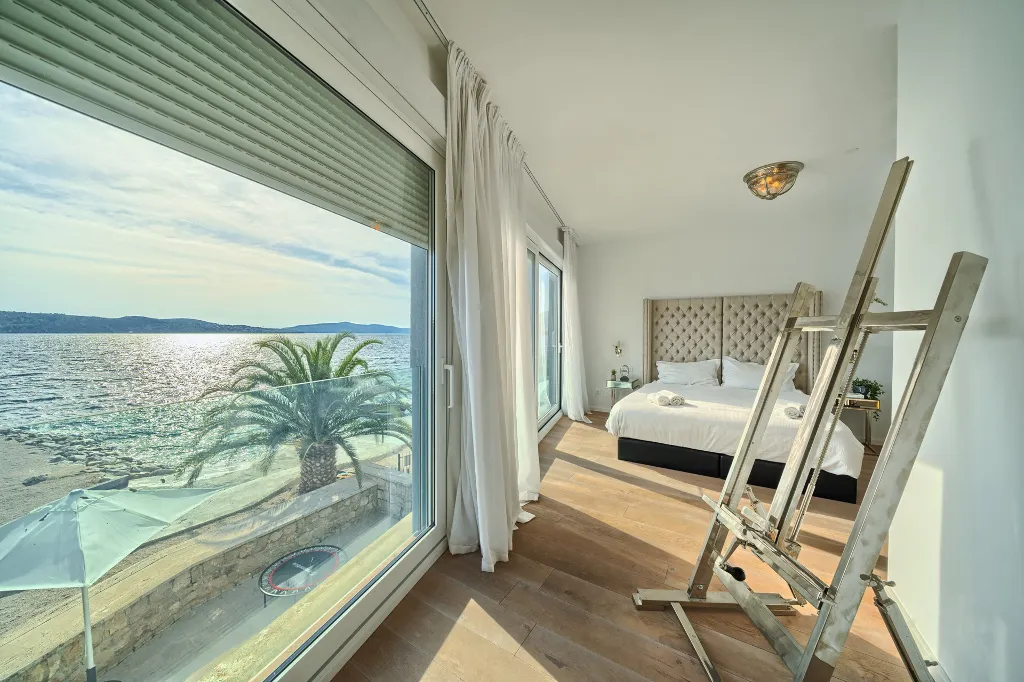 Seaside Villa Retreat with Pool in Trogir