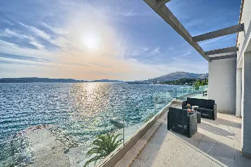 Seaside Villa Retreat with Pool in Trogir