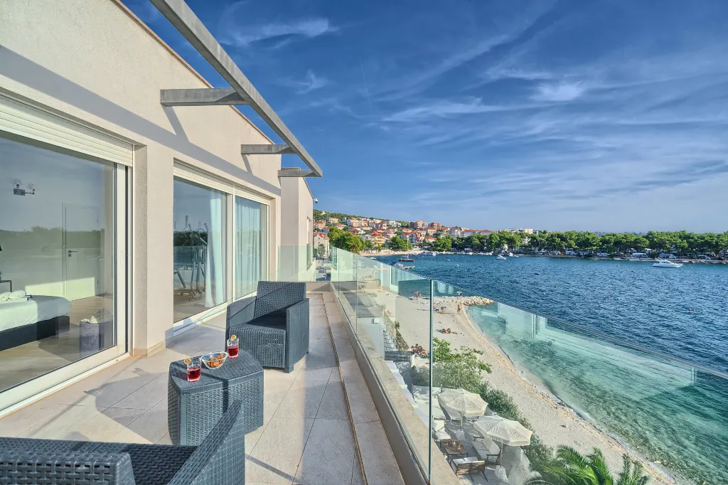 Seaside Villa Retreat with Pool in Trogir