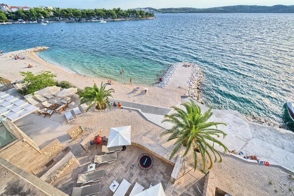 Seaside Villa Retreat with Pool in Trogir